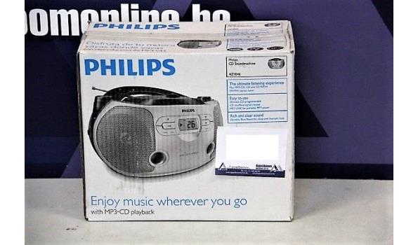 Nieuwe soundmachine/cd-speler PHILIPS, type AZ1046